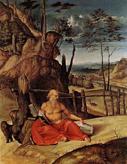 Lorenzo Lotto Penitent St Jerome France oil painting art